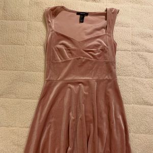 Forever 21 Pink Velvet party dress